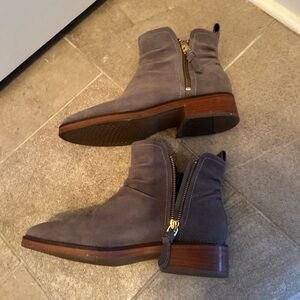 Cole Haan Women's Gray Suede Boots